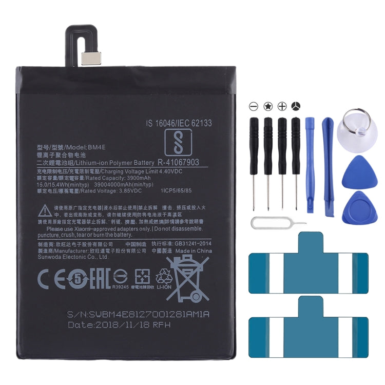 BM4E 3900mAh Lithium Polymer Battery for Xiaomi Pocophone F1, Pocophone F1 BM4E 3900mAh Lithium Polymer Battery for Xiaomi Pocophone F1, Pocophone F1